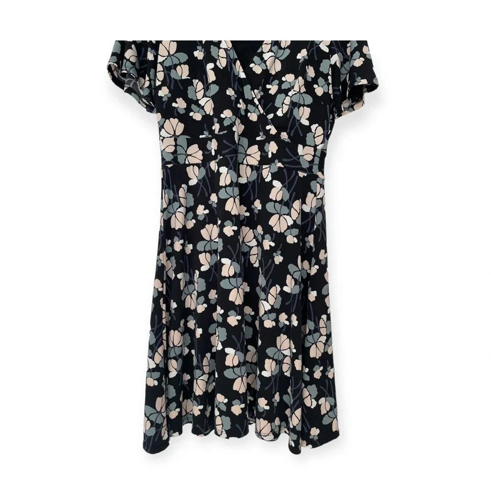 Ann Taylor Factory Petites faux wrap dress